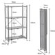 thumbnail image 3 of Estante Móvil Carrito Organizador Multiuso 4 Niveles, 3 of 3