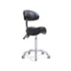 thumbnail image 1 of Silla con ruedas Saddle Stool con respaldo Antlu Black, 1 of 7
