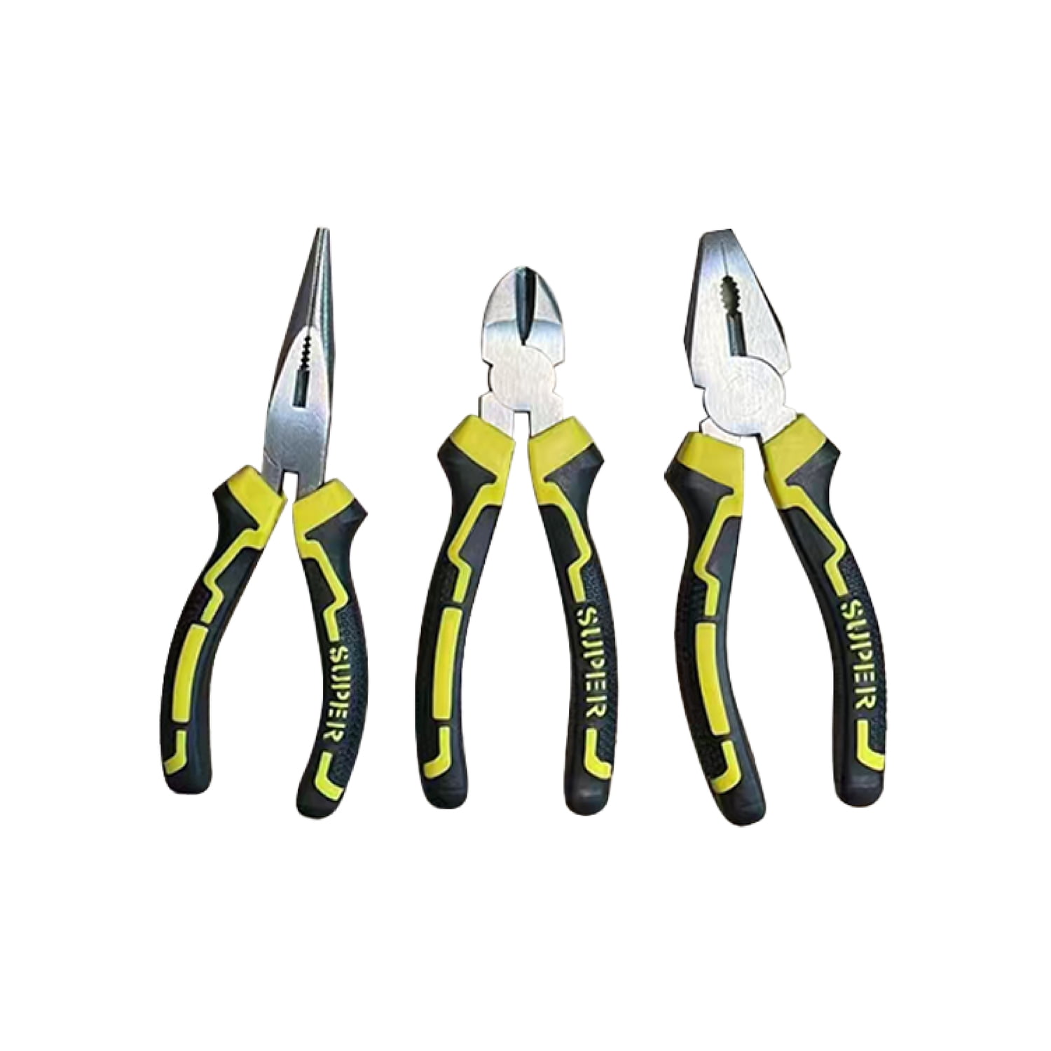 Set De 3 Alicates 8” Multifuncionales De Hierro Homeclaf