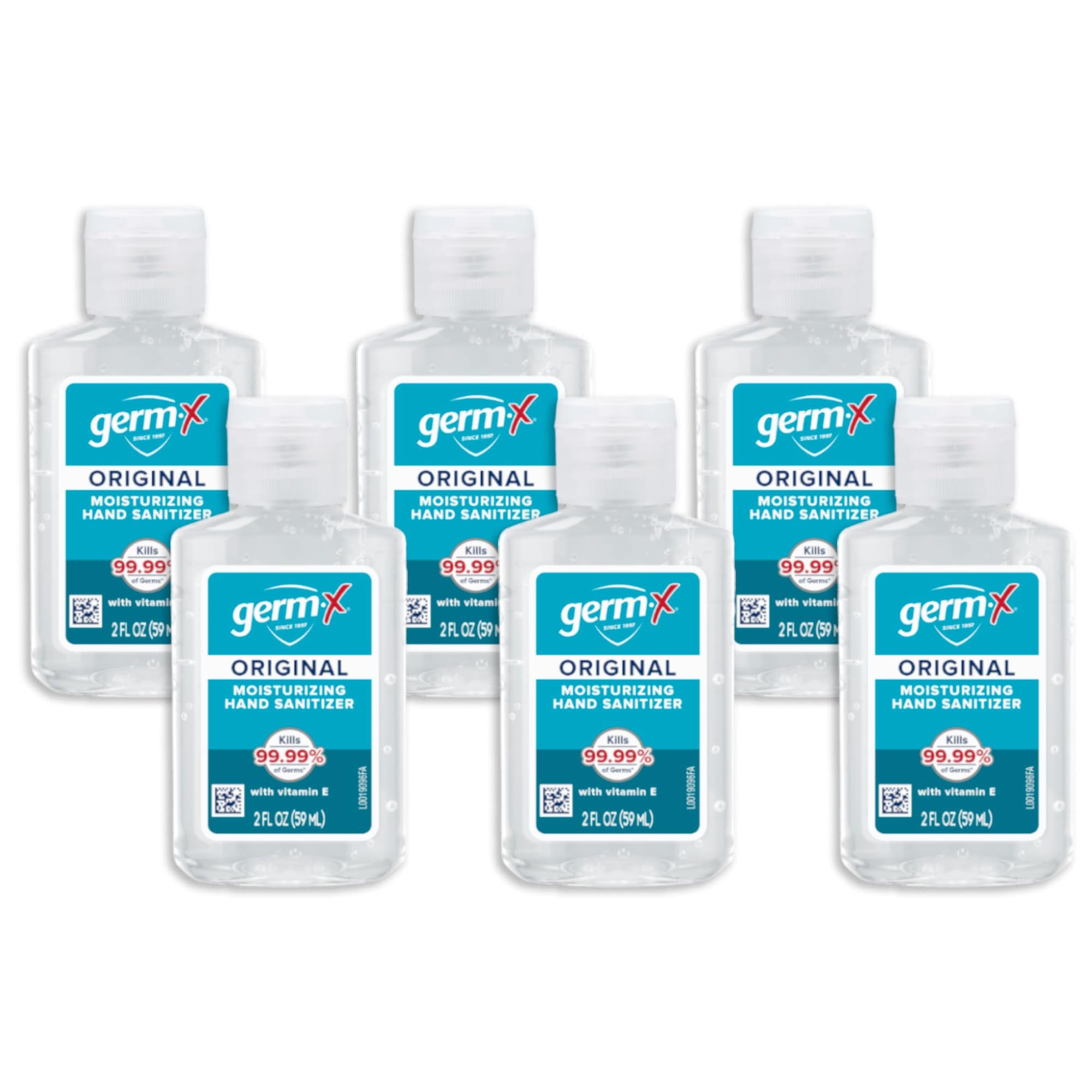 Desinfectante De Manos Germ-x Original 60 Ml Con Vitamina E (x6)
