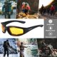 thumbnail image 2 of Gafas de moto genéricas con lente amarilla 32 g UV400, 2 of 9