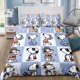 thumbnail image 1 of Snoopy Bedding Set,Cartoon Cute Dog Quilt Cover,Bedroom Decor for Kids, Queen King Size Bedding Set,boys Girls gift Bed Sheets, 1 of 5