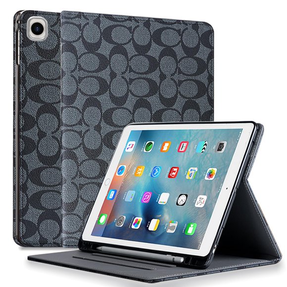 Funda HYHCF para iPad 10.2" de Cuero PU con Portapuntas – Negro
