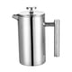 thumbnail image 2 of Cafetera Francesa De Prensado Resistente Al Calor, Para El Hogar, La Cocina Y El Camping, 350 Ml, Color Plateado, 2 of 5