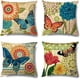 thumbnail image 1 of fundas de almohada para exteriores, cojines impermeables con diseño de mariposas de primavera de 45 x 45 cm, fundas decorativas para sofá cama de exterior, fundas de cojín decorativas de estilo rústic, 1 of 7