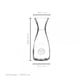 thumbnail image 4 of Set de 6 BOTELLA DE VIDRIO 1 LITRO LÍNEA BACCHUS, 4 of 4
