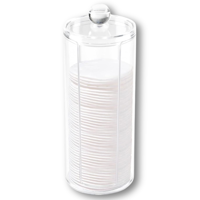 Genérica - Pack 3 Dispensador Organizador Acrílico Pétalos Algodón