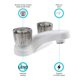 thumbnail image 3 of Grifo para Baño Dura Faucet DF-PL700S-WT Blanco, 3 of 8