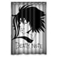 thumbnail image 1 of Cortina de ducha de baño con dibujos animados de anime japonés Death Note, juego de cortinas con ganchos, tamaño 48 x 72 pulgadas, 1 of 3