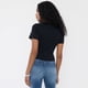 thumbnail image 2 of Polera Mujer Crop M/C Esencial Negro Corona, 2 of 5