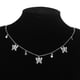 thumbnail image 5 of Collar De Mariposa De Moda Cadena De Clavícula Joyas Para Ni?as Mariposas Plata, 5 of 5