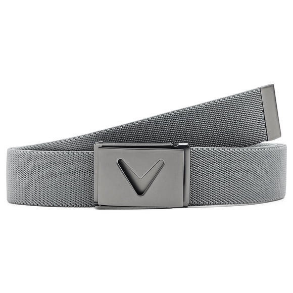 Cinturón Callaway para mujer V‑Logo Web gris Griffin talla única