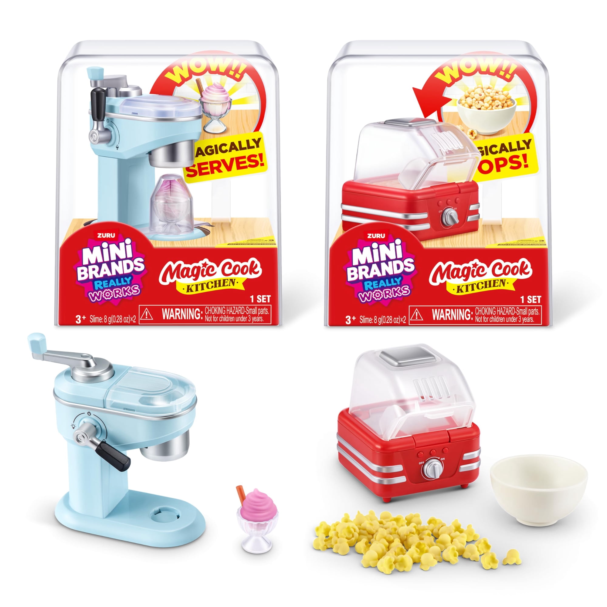 Set De Helados Y Palomitas Magic Cook Kitchen De Toy Mini Brands