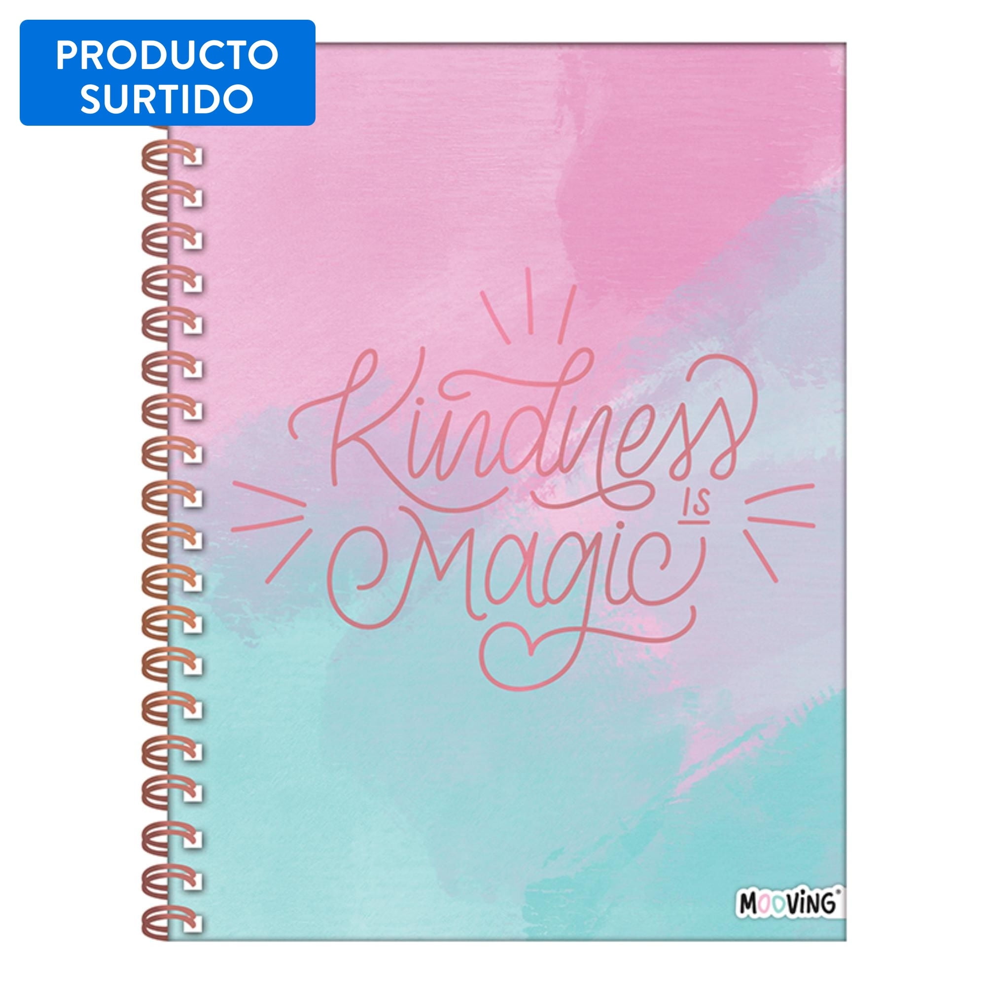 Cuaderno Carta Golden Rose 3 Mat Premium 80g, Producto Surtido 1 Un Mooving