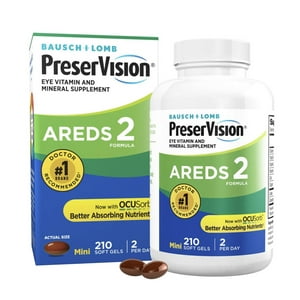 Baush + Lomb - Gel Preservision Areds 2 Fórmula Bausch + Lomb 210 Gelcaps