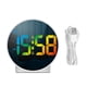 thumbnail image 2 of Reloj Digital Reloj De Mesa De Regalo Ajustable Para Mesita De Noche Sala De Estar Blanco, 2 of 2