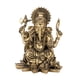 thumbnail image 2 of Estatua Hindú De Ganesha, Decoración De Dios Elefante, Estatuilla Para Templo, Dormitorio, Coche, Bronce, 7cm X 7cm X 9,5 Cm, 2 of 5