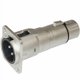thumbnail image 2 of Adaptador de conector XLR macho a XLR hembra MCSPROAUDIO (paquete de 5), 2 of 3