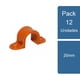 thumbnail image 1 of Pack 12 Abrazadera PVC Conduit 20mm, 1 of 2