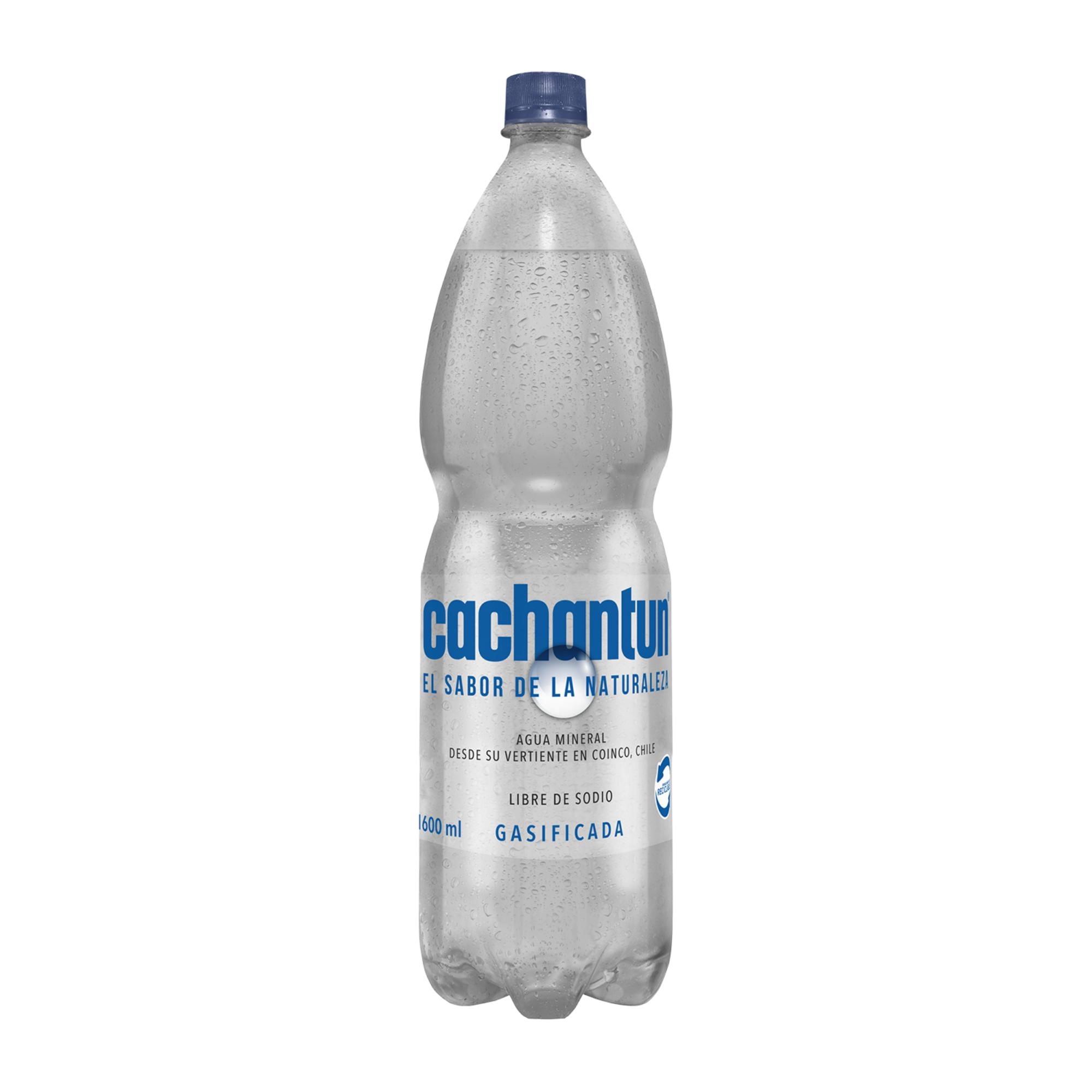Agua Mineral Con Gas Botella 1,6 L Cachantun