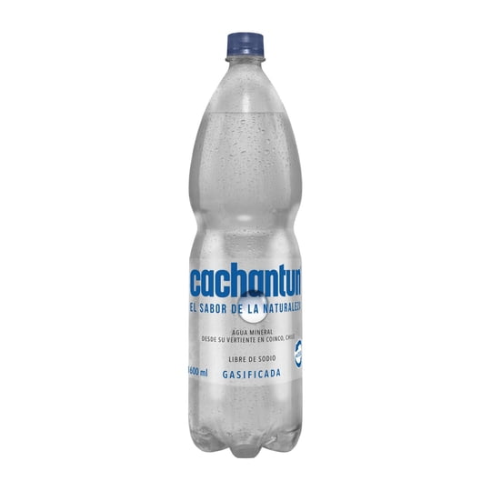 Agua Mineral Con Gas Botella 1,6 L Cachantun