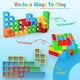 thumbnail image 5 of Juego de mesa Stacking Game Tetra de 70 piezas para niños y adultos, 5 of 7