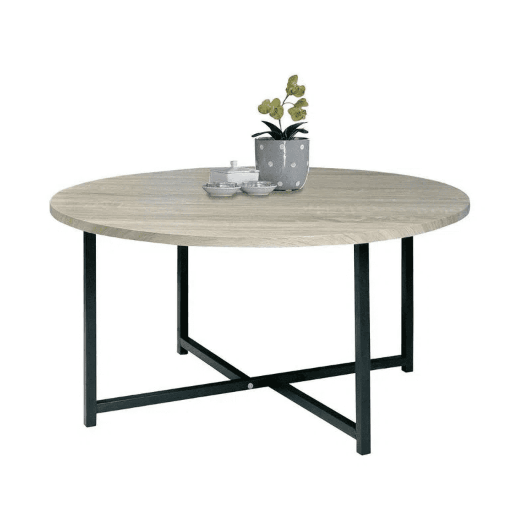 Habita2 Chile - Mesa De Centro Natural Redonda 80cm