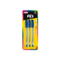 Artel - Bolígrafo Fx 1.0 Mm X 3 Unidades Azul-Rojo-Negro
