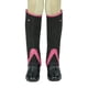 thumbnail image 2 of Half Chaps TuffRider Keeneland sintético para niños, negro y rosa intenso, 2 of 5