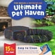 thumbnail image 4 of Parque infantil Cat Enclosure Pettzery portátil Catio con túnel, 4 of 7