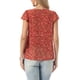 thumbnail image 3 of INSPIRE CHIC Blusa Floral de Mujer para el Día de San Valentín, Cuello Cuadrado Casual de Verano, Camisa de Chifón con Volantes y Manga Corta S Roja, 3 of 6