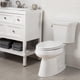 thumbnail image 2 of Asiento de inodoro Bemis Ashland alargado de madera, cierre lento, blanco, 2 of 5
