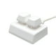 thumbnail image 1 of Teclado Mecánico Para Juegos Con Cable USB De 2 Teclas Para Control De Volumen De Juegos Dibujo Blanco, 1 of 5
