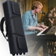 thumbnail image 2 of Funda de teclado Aleemin Soft con ruedas para teclado de 88 teclas, 2 of 3
