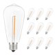 thumbnail image 1 of Bombillas LED GOOTHY ST40, 0,6 W, 120 V, E17/C9, paquete de 10 unidades, color blanco cálido, 1 of 7