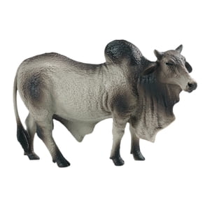 Bothyi - Figuras De Vaca Playset Figuras De Acción De Juguete Modelo De Ganado Para Decoración Del Hogar Gris