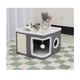 thumbnail image 5 of Casa Iglu Para Gatos Cama Michis Plegable Con Cojin Pompon, 5 of 6
