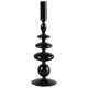 thumbnail image 2 of Candelero Cónico Negro Nórdico Decoración De Centro De Mesa De Candelabro 27x8,5 Cm, 2 of 5