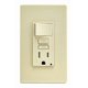 thumbnail image 1 of GFCI Outlet Leviton SmartLockPro 15 A 125 V, color marfil, 1 paquete, 1 of 1