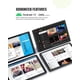 thumbnail image 2 of Tablet BAKEN de 10 pulgadas Android 12, 4 GB de RAM, 32 GB de almacenamiento, hasta 1 TB, gris, 2 of 6