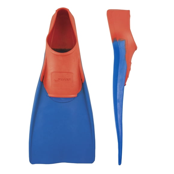Aletas de natación FINIS Long Floating Rojas/Azules Talla M