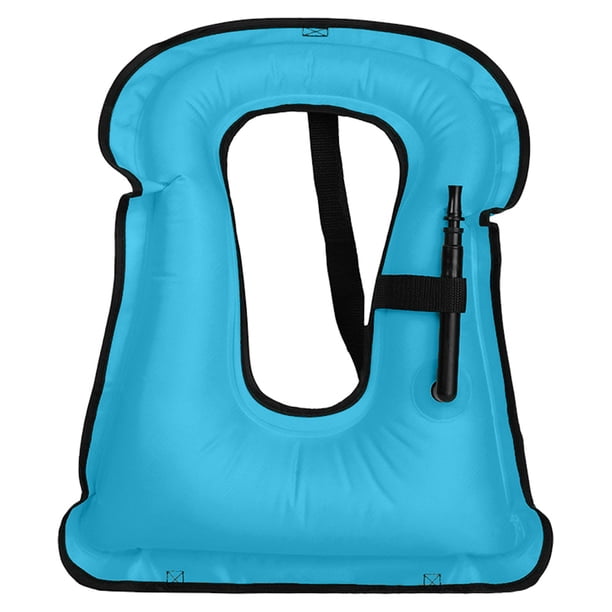 Chaleco de snorkel inflable para niños, chalecos de snorkel para principiantes en deportes acuáticos.