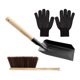 thumbnail image 3 of Herramientas Para Chimenea, Pala De Carbón, Juego De Guantes De Cepillo Para Hogar Para Quemador De Le?a, 3 of 5