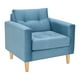 thumbnail image 2 of Sofa Retro 1c Felpa 05 Azul Petroleo, 2 of 6