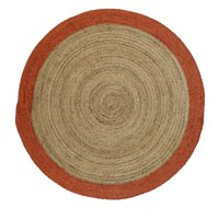 Dib - Alfombra Yute Red. Cancun 150X150 Naranjo