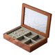 thumbnail image 1 of Caja de joyería EURIELK 24x16x5 cm Nogal Vintage Mediana, 1 of 6