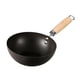 thumbnail image 3 of Mango De Madera De Wok Antiestino Utensilios De Cocina Gas Bottom Wok Para Kitchen Hotel Home 24 Cm, 3 of 5