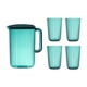 thumbnail image 5 of Jarra De Agua Para Puerta De Nevera Con Tapa, Jarra De Nevera De 2 L Para Jugo, Bebida De Limonada, 5 Uds., Verde, 5 of 5