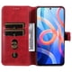 thumbnail image 3 of Funda Billetera para Xiaomi Poco M4 Pro 5G con Porta Tarjetas y Soporte Ajustable Rojo, 3 of 6