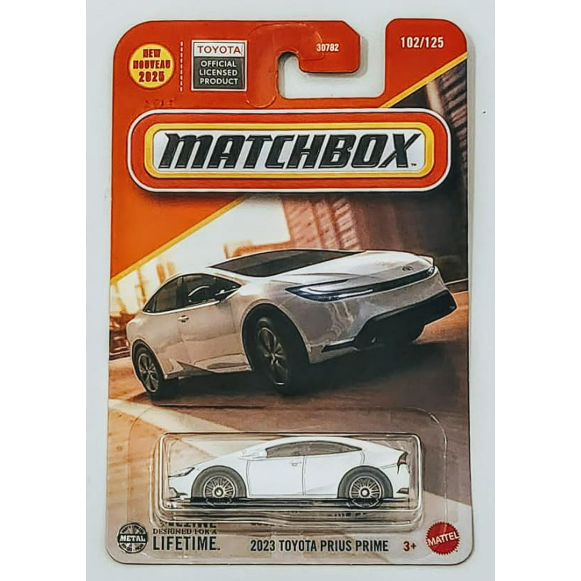 Mattel - Coche Fundido A Presión Matchbox 2023 Toyota Prius Prime A Escala 1:64